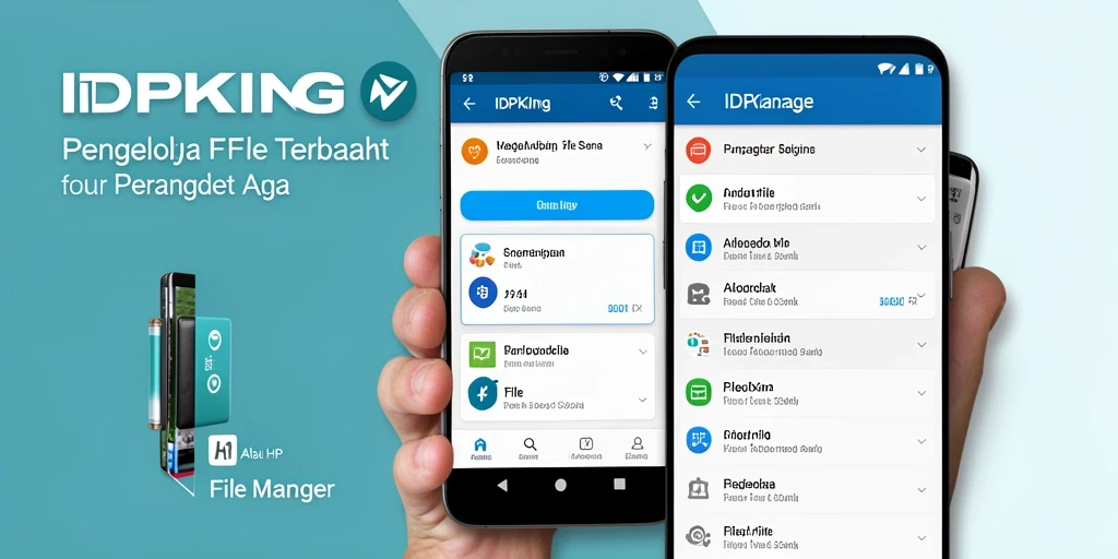Tampilan antarmuka aplikasi IDPKING yang sederhana dan fungsional.