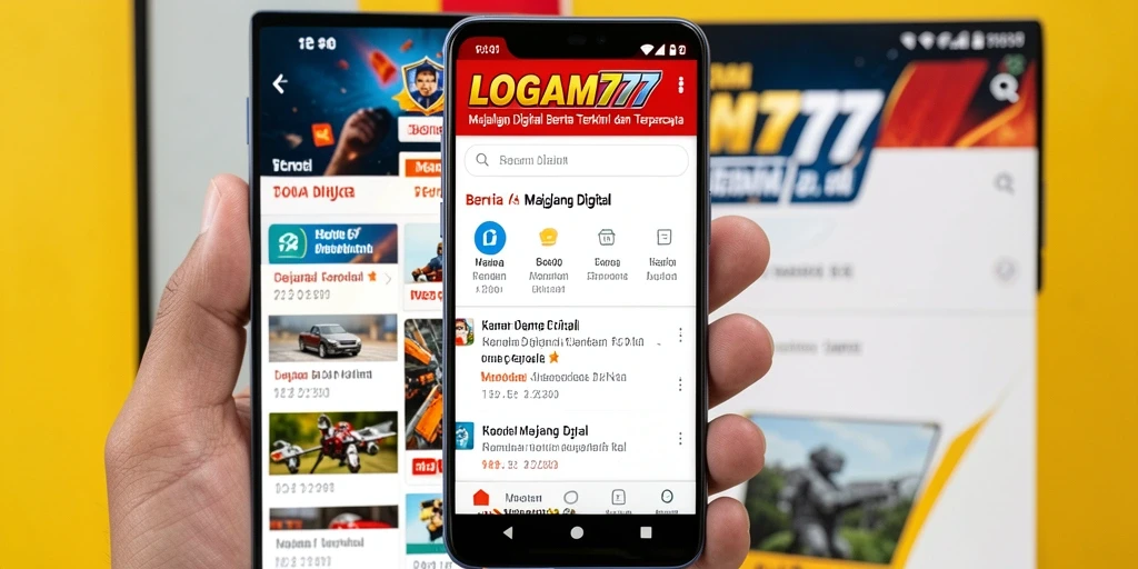 Antarmuka sederhana dan intuitif dari LOGAM777 untuk berita digital.