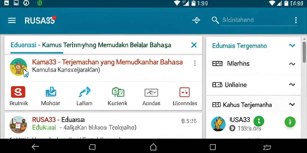 Antarmuka RUSA33 yang intuitif dan mudah digunakan.