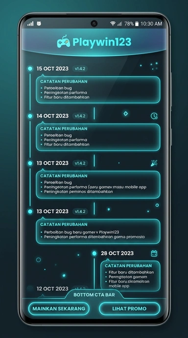 Riwayat Versi playwin123 untuk Pengguna Android